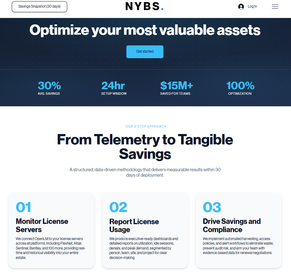 NYBS Consulting service and optimization preview